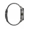 Unisex Ρολόι ΝΙΧΟΝ Nirvana Sentry Wobble 42mm Ανοξείδωτο Ατσάλι Μπρασελέ Ασημί/Yellow Nirvana Smiley A1417-5273-00