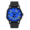 Unisex Watch ΝΙΧΟΝ Nirvana Sentry Wobble 42mm Stainless Steel Bracelet Black/Blue Nirvana Smiley A1417-5367-00