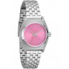 Unisex Ρολόι NIXON Small Time Teller 26mm Ανοξείδωτο Ατσάλι Ασημί/Ροζ A399-2719-00 Unisex Ρολόι NIXON Small Time Teller 26mm Ανοξείδωτο Ατσάλι Ασημί/Ροζ A399-2719-00