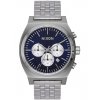 Unisex Ρολόι NIXON Chronograph 40mm Time Teller 40mm Ανοξείδωτο Ατσάλι Ασημί/Μπλε A972-5327-00 Unisex Ρολόι NIXON Chronograph 40mm Time Teller 40mm Ανοξείδωτο Ατσάλι Ασημί/Μπλε A972-5327-00