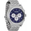 Unisex Ρολόι NIXON Chronograph 40mm Time Teller 40mm Ανοξείδωτο Ατσάλι Ασημί/Μπλε A972-5327-00 Unisex Ρολόι NIXON Chronograph 40mm Time Teller 40mm Ανοξείδωτο Ατσάλι Ασημί/Μπλε A972-5327-00