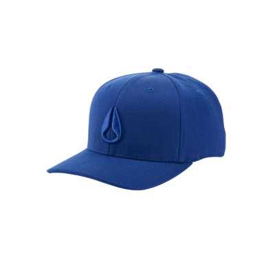 Men's Hat Nixon Deep Down FlexFit Athletic Fit Royal Blue/Royal Blue  C1075-4145-22