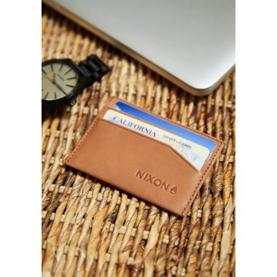 NIXON Ανδρικό Πορτοφόλι Για Κάρτες Flaco Leather Card Ταμπά C2890-405-00