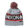 Unisex Σκούφος NIXON Teamster R Beanie Γκρι/Κόκκινο C3052-1348-00