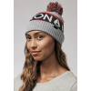 Unisex Σκούφος NIXON Teamster R Beanie Γκρι/Κόκκινο C3052-1348-00