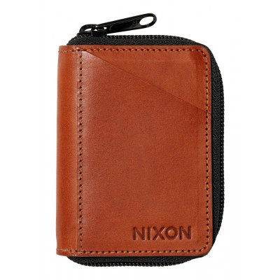 Men's Wallet NIXON Orbit Zip Card Leather Wallet 