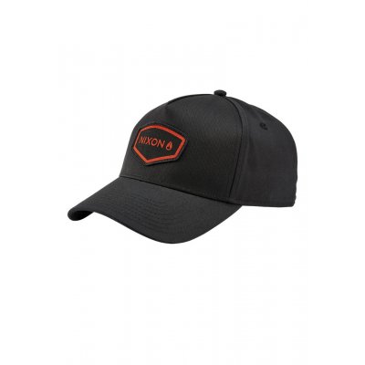 Men's Hat Nixon Watts Snapback Hat Black Red C3173-008-00