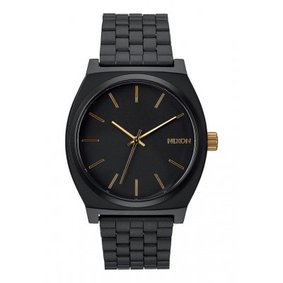 NIXON Time Teller Men's Watch Matte Black / Gold A045-1041-00