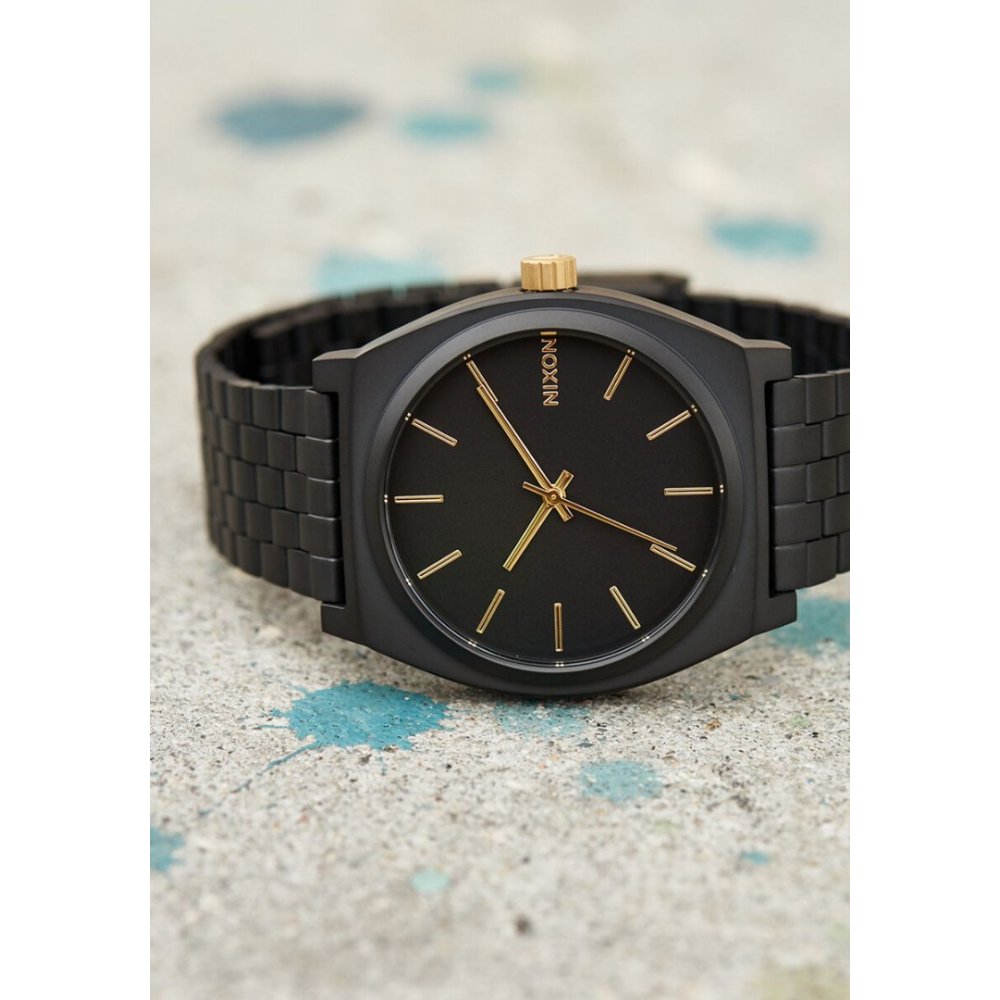 NIXON Time Teller Men s Watch Matte Black Gold A045 1041 00 A045 1041 00