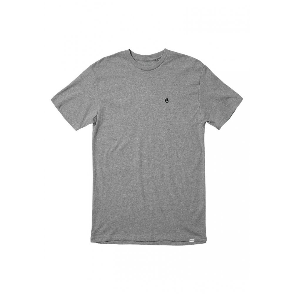 Men's T-Shirt NIXON Sparrow Repreve Dark Heather Gray S2848-1447-03