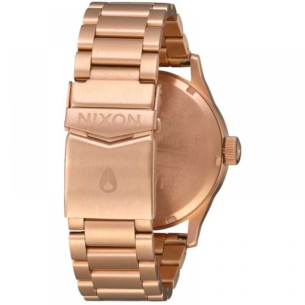 Nixon sentry 2024 rose gold