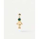 Γυναικείο Charm PdPaola Girl&Boy Επιχρυσωμένο Ασήμι 925 Μαλαχίτης Ζιργκόν CH01-019-U