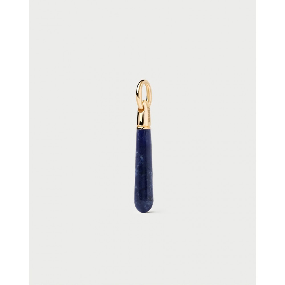 Γυναικείο Charm PD PAOLA Blue Sodalite Drop Pendant Επιχρυσωμένο Ασήμι 925 Μπλε Σοδαλίτης PE01-101-U