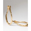 Γυναικεία Σκουλαρίκια PdPaola Air Hoops Κρίκοι Επιχρυσωμένος Ορείχαλκος  Ζιργκόν AR01-F50-U