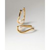 Woman's Earrings PdPaola La Perla Lupa Hoops Gold-Plated Brass Freshwater Pearl ARB1-G51-U