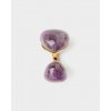 Γυναικείο Δαχτυλίδι PD PAOLA The Moment Gravity Amethyst Ασήμι Επιχρυσωμένο Αμέθυστος AN01-D41-U