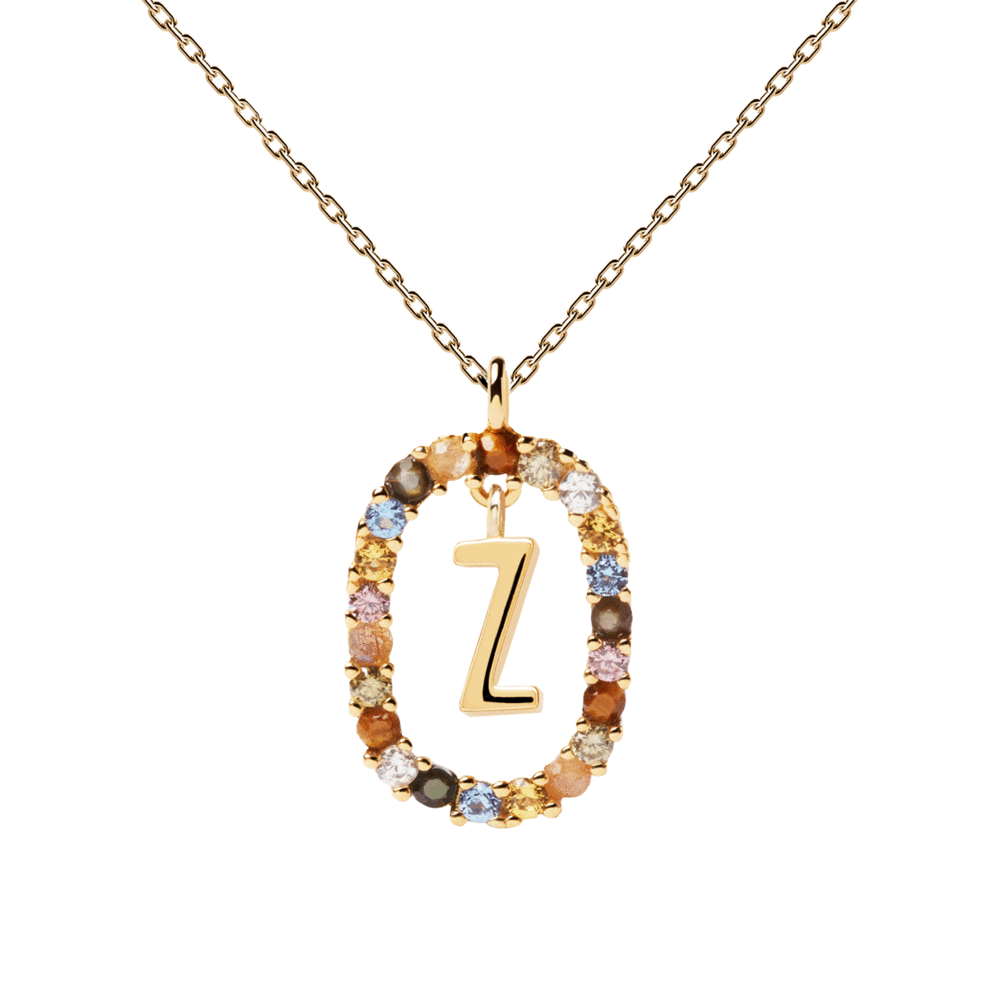 Woman's Necklace PD PAOLA Letter Z Gold Plated CO01-285-U