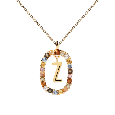 Woman's Necklace PD PAOLA Letter Z Gold Plated CO01-285-U