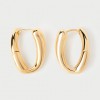 Woman's Earrings PdPaola Helix Hoops Gold-Plated Brass AR01-E15-U