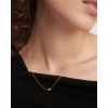 Γυναικείο Κολιέ PdPaola Essentials Delta Επιχρυσωμένο Ασήμι 925 Λευκά Ζιργκόν CO01-873-U