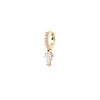 Woman's Single Earring PDPaola Manila Gold Plated Sterling Silver Zirconia PG01-768-U Woman's Single Earring PDPaola Manila Gold Plated Sterling Silver Zirconia PG01-768-U