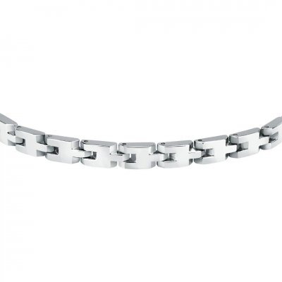 Men's Bracelet Sector Basic Stainless Steel Silver SZS116