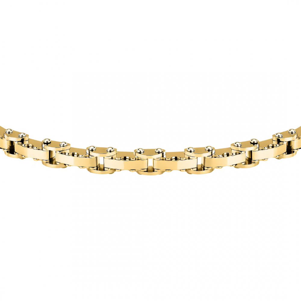 Men's Bracelet Sector Basic Stainless Steel Gold SAFT89