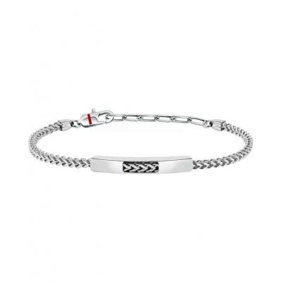 Men's Bracelet Sector Basic Stainless Steel Silver SZS68