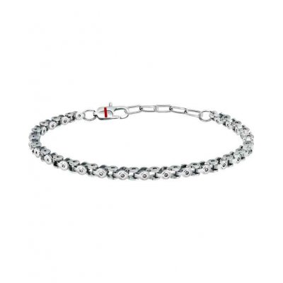 Men's Bracelet Sector Basic Stainless Steel Silver SZS93