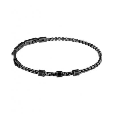 Men's Bracelet Sector Premium 50th Anniversary Stainless Steel/Aluminium Black SAVK08