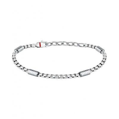 Men's Bracelet Sector Basic Stainless Steel Silver SZS120