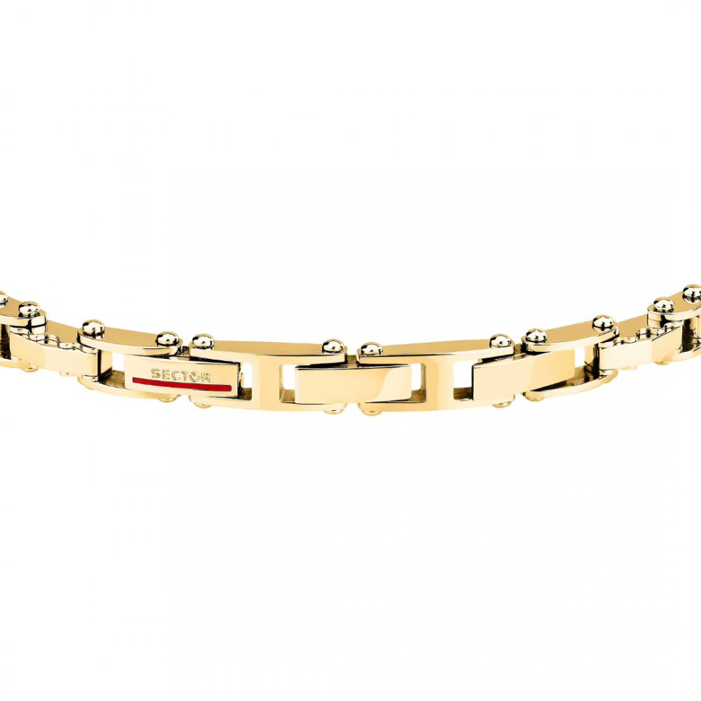 Men's Bracelet Sector Basic Stainless Steel Gold SAFT89