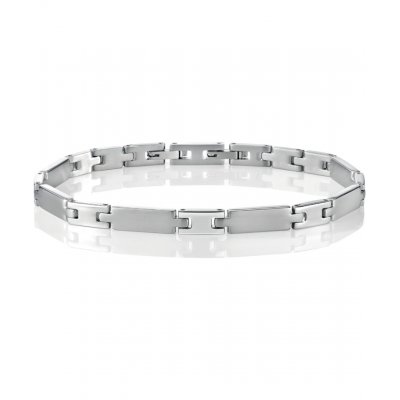 Men's Bracelet Sector Basic Stainless Steel Silver SZS33