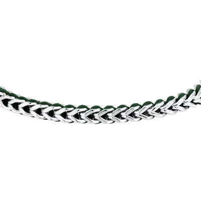 Men's Bracelet Sector Bandy Collection Stainless Steel Silver Green SZV134