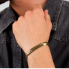 Men's Bracelet Sector Basic Stainless Steel Gold SZS140