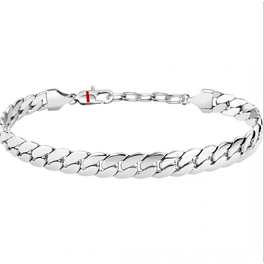 Men's Bracelet Sector Basic Stainless Steel Silver SZS141