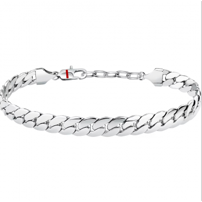 Men's Bracelet Sector Basic Stainless Steel Silver SZS141