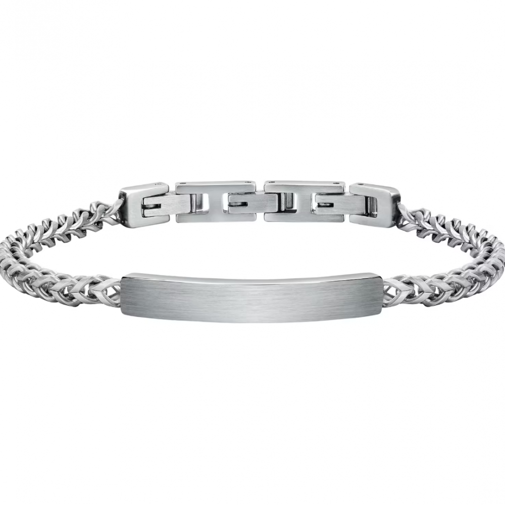 Men's Bracelet Sector Basic Stainless Steel Silver SZS84