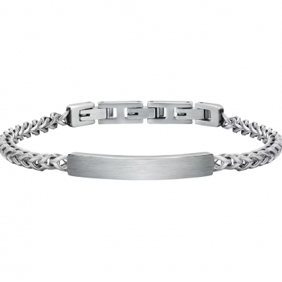 Men's Bracelet Sector Basic Stainless Steel Silver SZS84