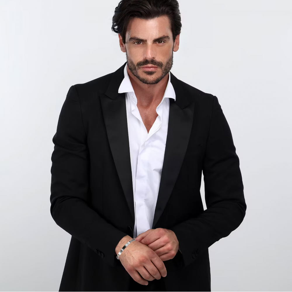 Men's Bracelet Sector Basic Stainless Steel Silver SZS84