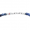 Men's Bracelet Sector Marine Stainless Steel Sodalite Silver SAGJ39