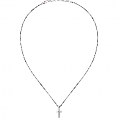 Men's Necklace Sector Spirit Necklace Stainless Steel Silver SZQ29