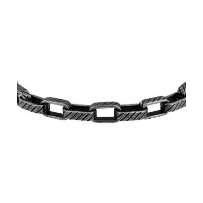 Men's Bracelet Sector Basic Stainless Steel Black SZS87