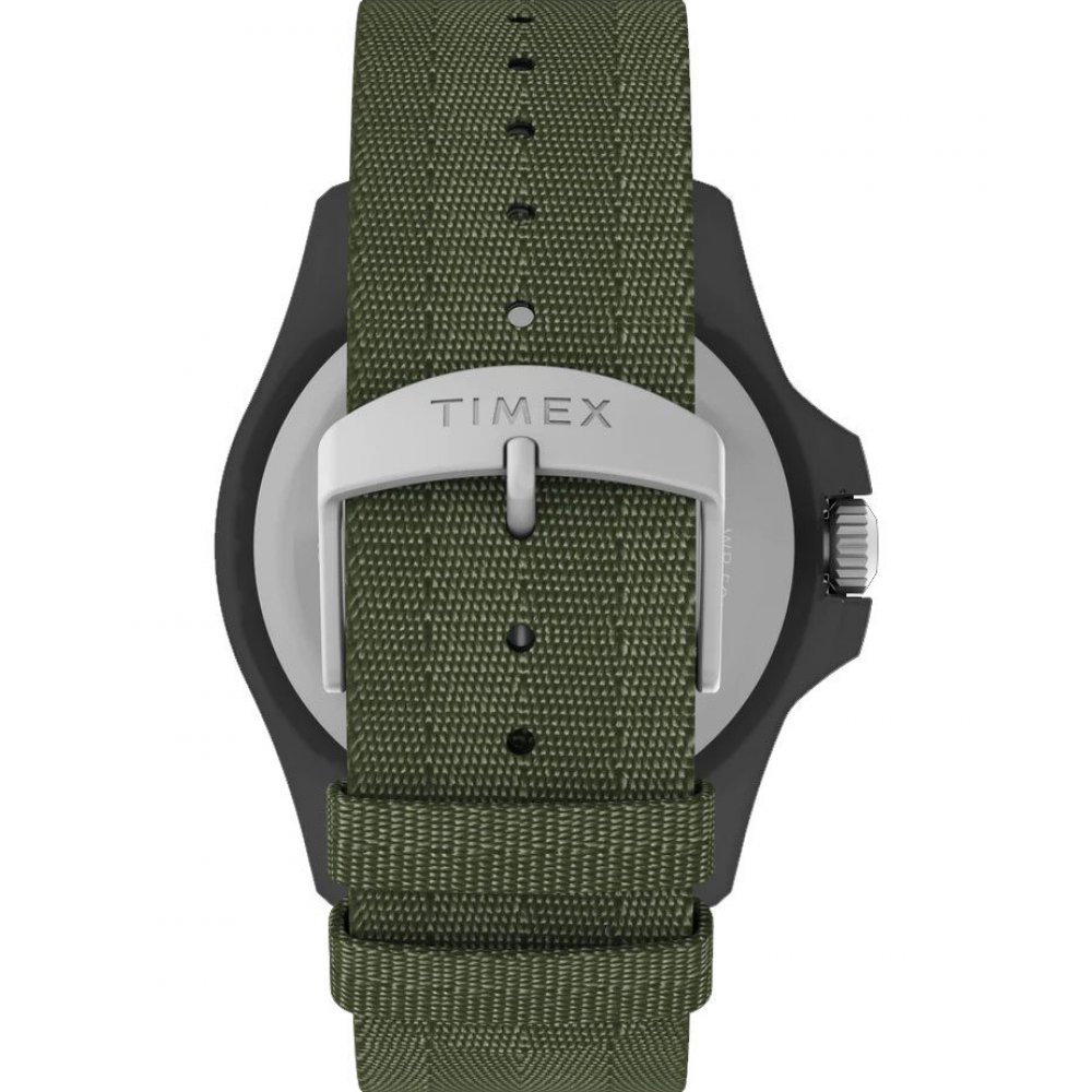 Unisex Ρολόι Timex Expedition North Freedive Solar Συνθετικό Λουράκι Πράσινο TW2V40400
