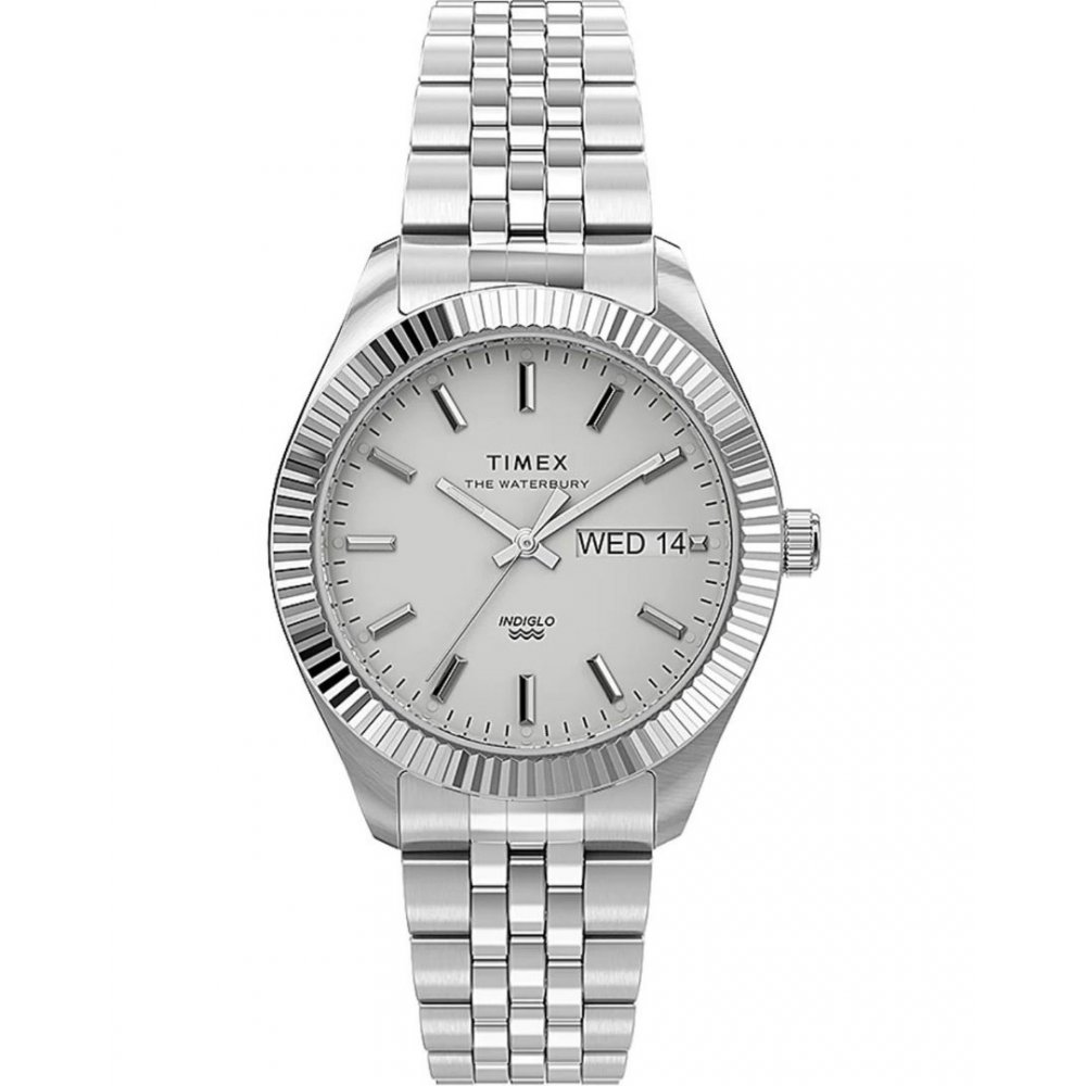 Timex Γυναικείο Ρολόι Waterbury Legacy Boyfriend Ασημί