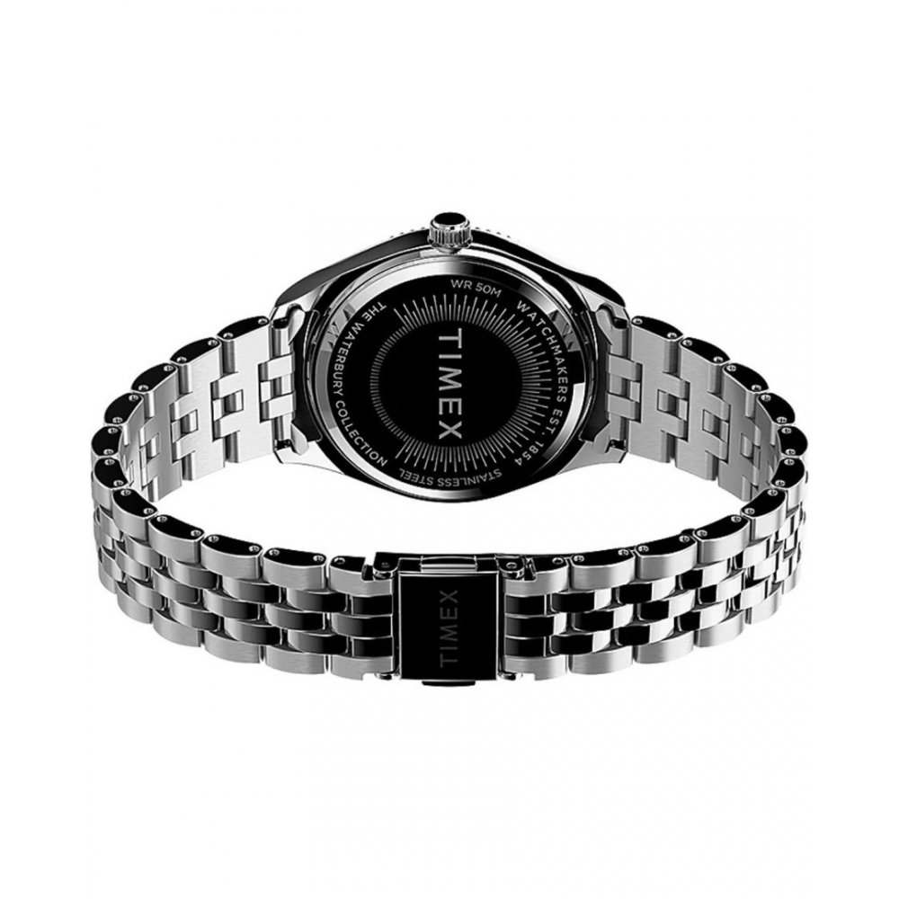 Timex Γυναικείο Ρολόι Waterbury Legacy Boyfriend Ασημί