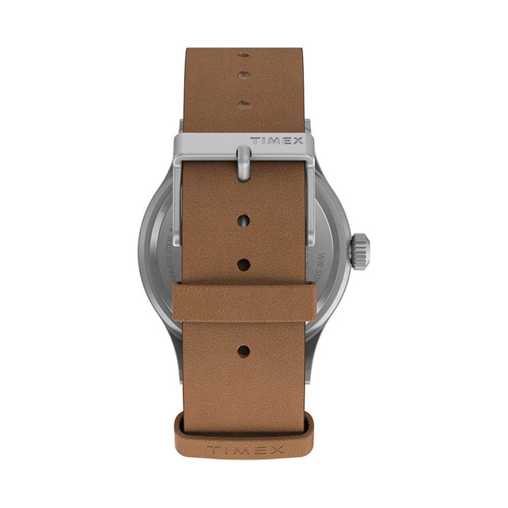 Timex Ανδρικό Ρολόι Expedition North με Καφέ Δερμάτινο Λουράκι TW2v07600