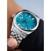 Ανδρικό Ρολόι Timex Legacy 41mm Ανοξείδωτο Ατσάλι Μπρασελέ Ασημί/Πράσινο TW2V68000