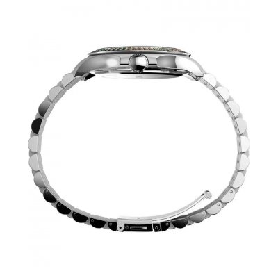 Γυναικείο Ρολόι Timex Kaia 40mm Ανοξείδωτο Ατσάλι Μπρασελέ Ασημί Πολύχρωμα Ζιργκόν TW2W33000