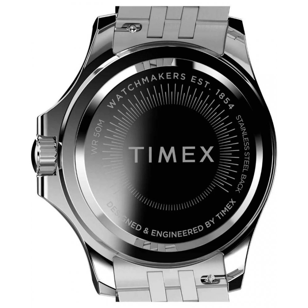 Γυναικείο Ρολόι Timex Kaia 40mm Ανοξείδωτο Ατσάλι Μπρασελέ Ασημί Πολύχρωμα Ζιργκόν TW2W33000